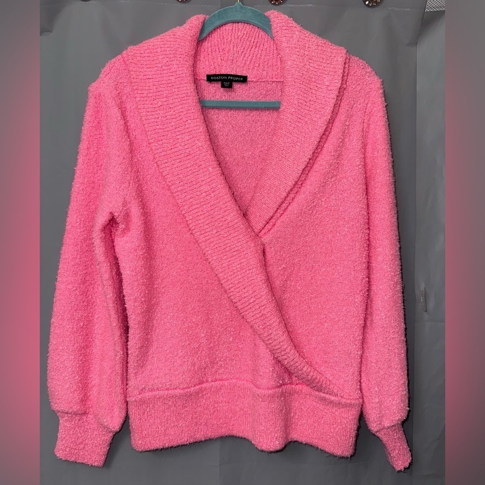 Boston Proper Shawl Collar Cozy Sweaters size M - Picture 2 of 9